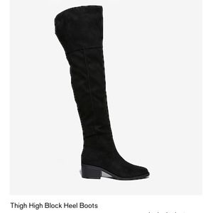 Express thigh high boots